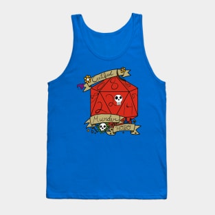 "Certified Murder Hobo" DnD Meme Dungeons and Dragons Pathfinder Table Top Game D20 Tank Top